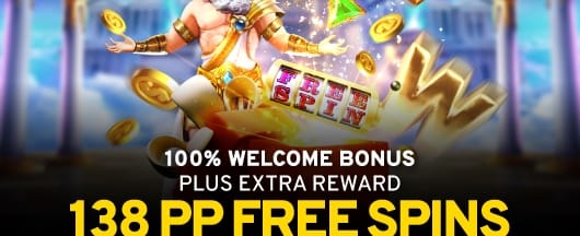Bonus Selamat Datang 100% promotional banner